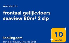 frontaal gelijkvloers seaview 80m² 2 slp